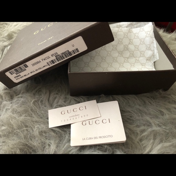 ❤️SOLD❤️Gucci Guccissima Bella French Flap Wallet - Picture 9 of 9